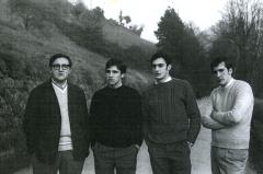 Gotzon Bikua, Raul Calvo, Julio Unamuno eta Juan Mari Narvaez.