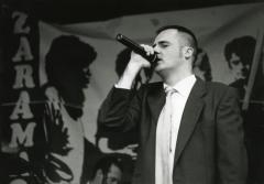 Roberto Moso, Zaramaren azken kontzertuan (Santurtzi, 1995). Argazkia: Marisol Ramirez